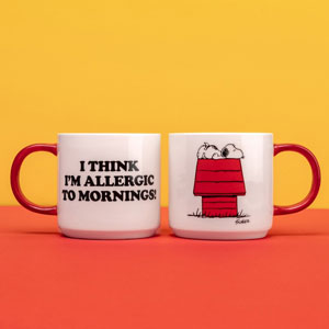 Tazza Snoopy Allergic to Mornings