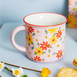 Pink Daisy Tasse