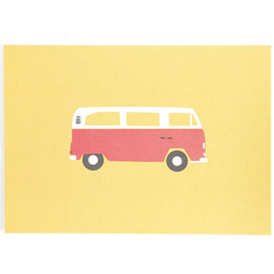 Cartolina Camper Vintage