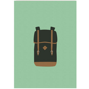 Backpack Post Card