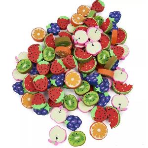 96 Fruit Erasers