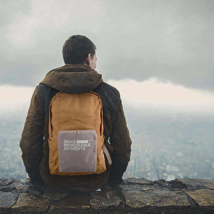 Faltbarer Rucksack 20L - Gadgets und Geschenke