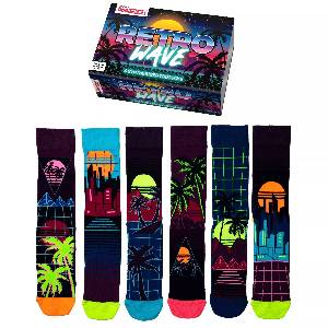 Retro Waves Socks