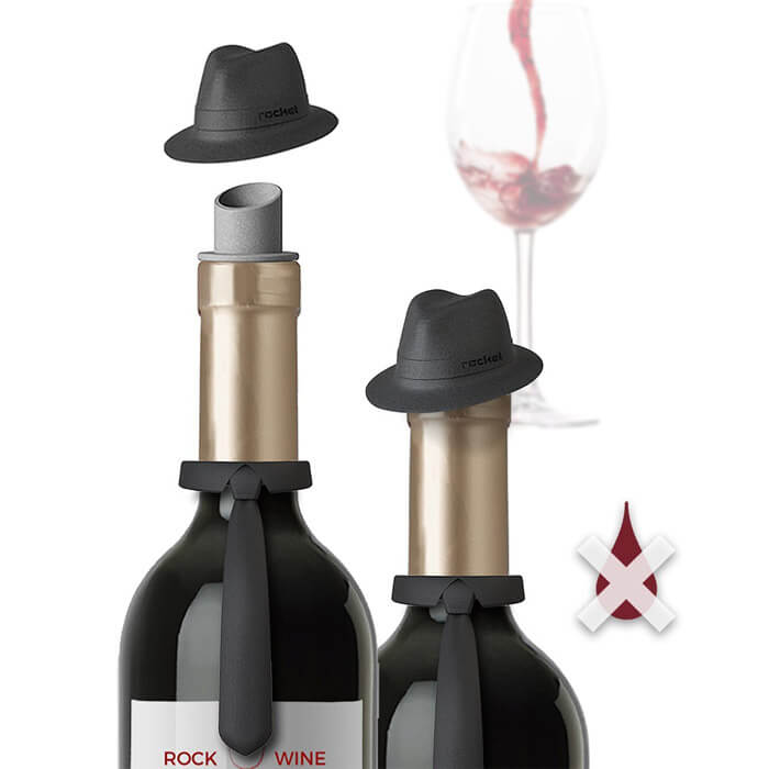 Set Versatore Salvagoccia e Tappo per Vino - Gadgets, Idee regalo