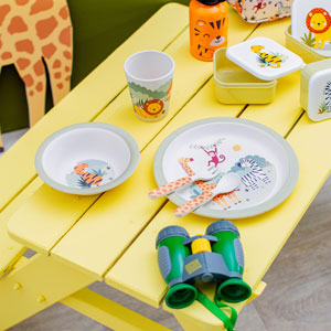 Service de Table Savannah Safari pour Enfants