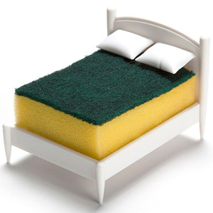 Schwammhalter Bett