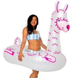 Giant Llama Pool Float