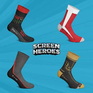 Screen Heroes Sock Set