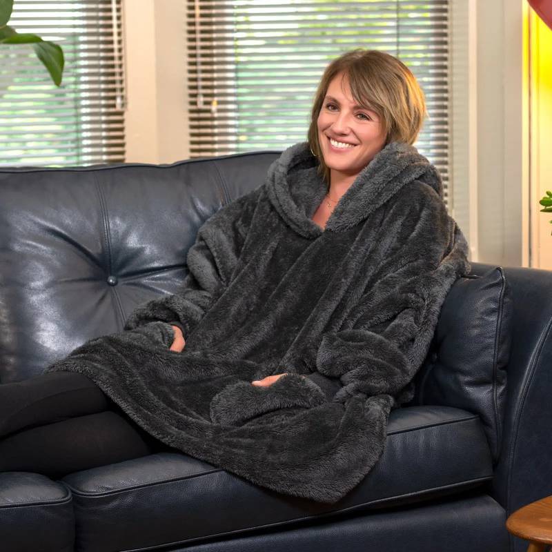 Snug-Rug Oversized Hoodie Blanket