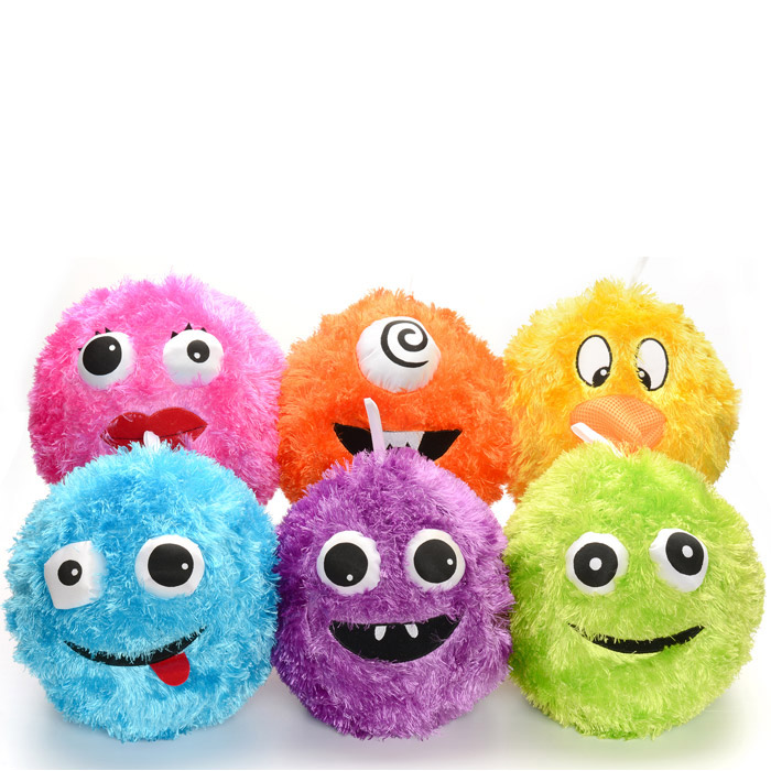 Funny Face Furry Ball