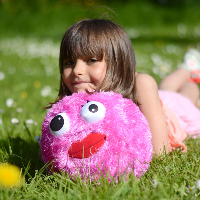 Funny Face Furry Ball