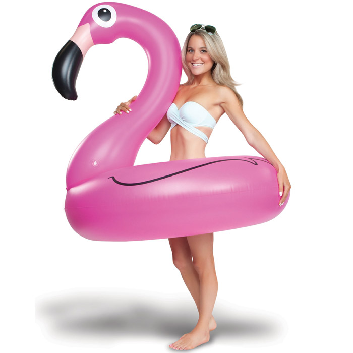 Salvagente Gigante Fenicottero Rosa