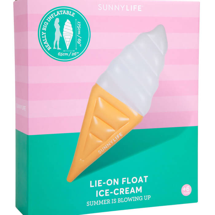 Lie-On Float Ice-Cream