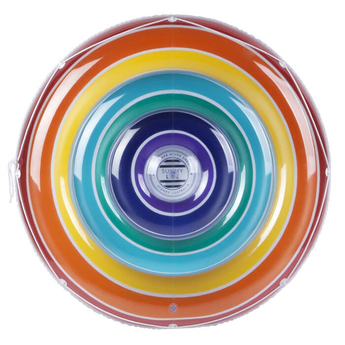 Schwimminsel Regenbogen