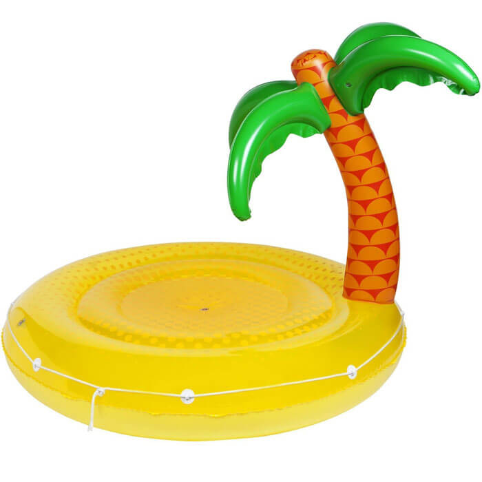 Isola Gonfiabile Galleggiante con Palma