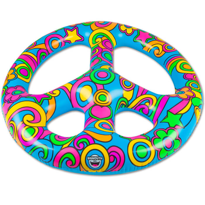 Giant Peace Sign Pool Float