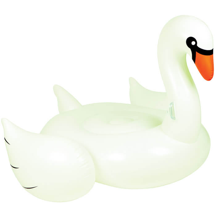 Leuchtender Schwan-Schwimmreifen