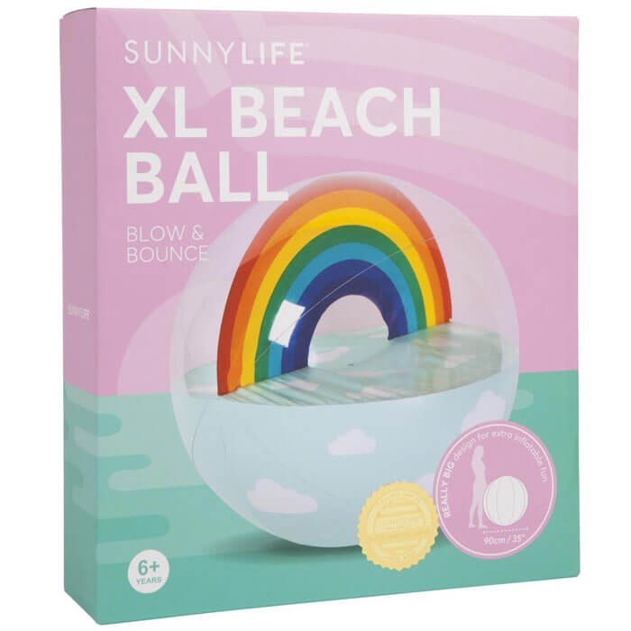 XL Inflatable Beach Ball Rainbow