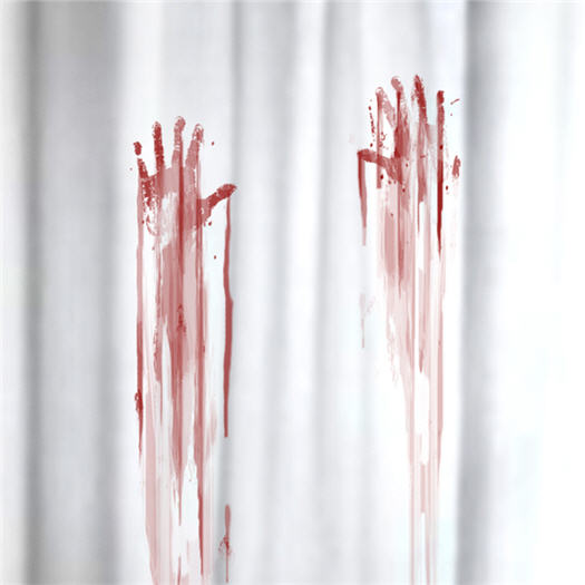 Blood Bath Shower Curtain