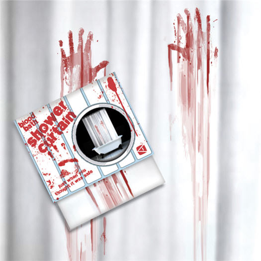 Blood Bath Shower Curtain