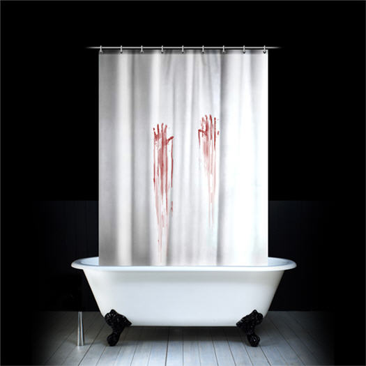 Blood Bath Shower Curtain