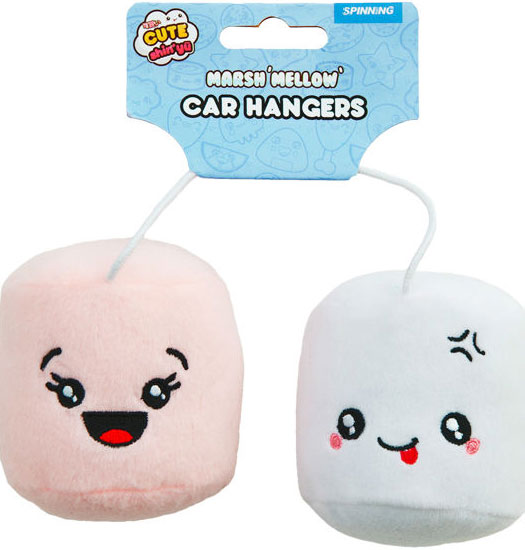 Decorazione Auto Mini Peluche Marshmallow