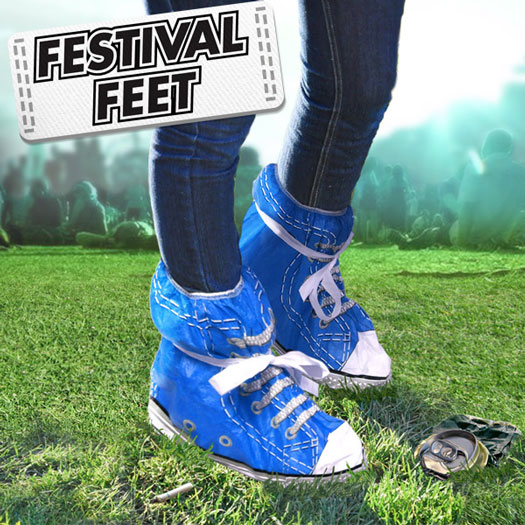 Copriscarpe - Festival Feet Blu