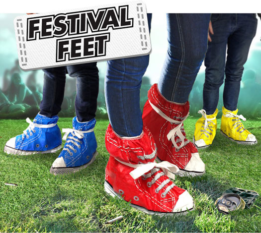 Copriscarpe - Festival Feet Rosso