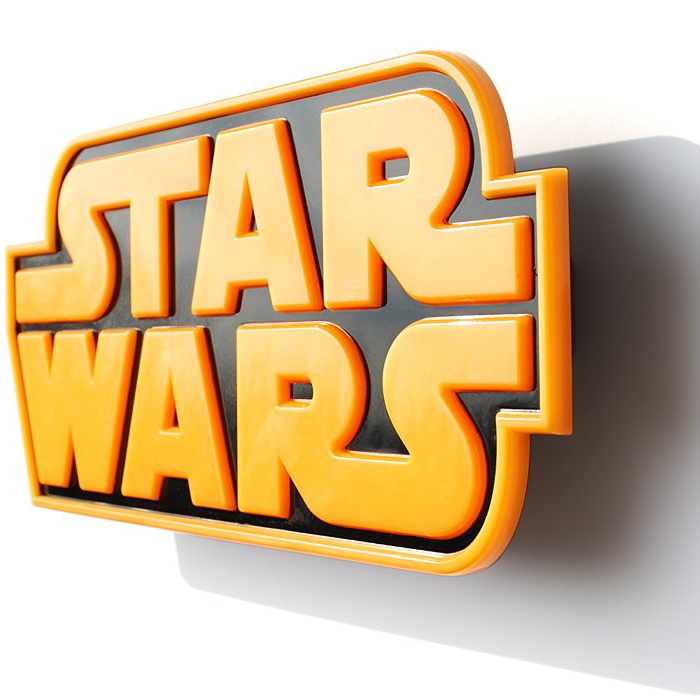 Star Wars Logo 3D Wall Deco Light