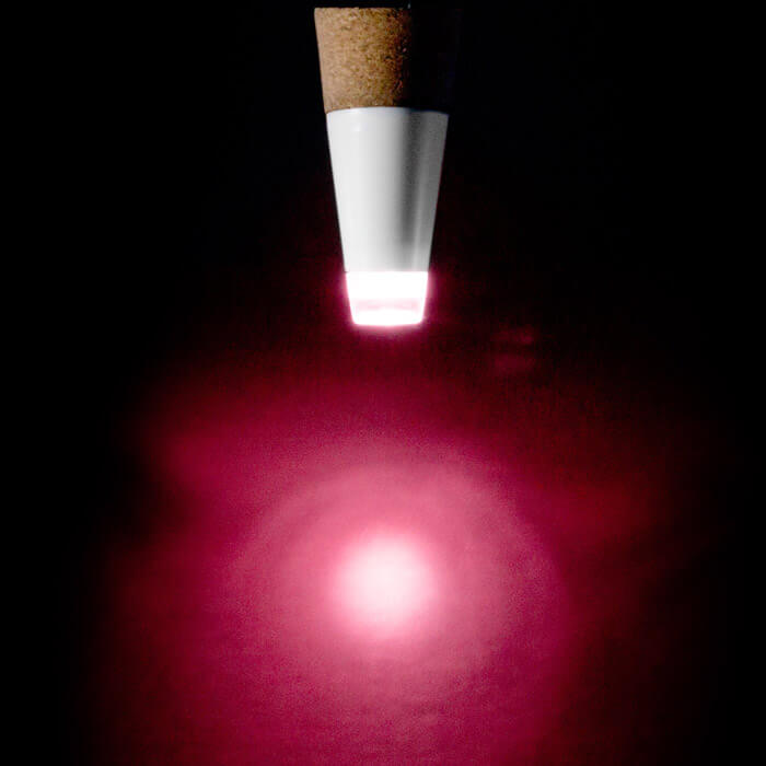 Tappo per Bottiglie con Luce Led Multicolore