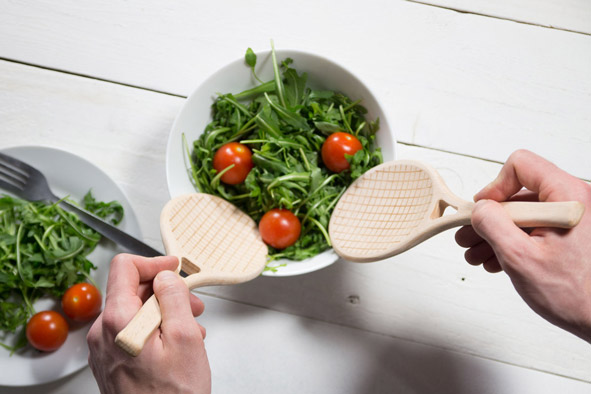 Tennis Salad Servers