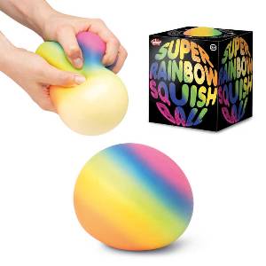 Balle Anti-Stress Super Rainbow Squish