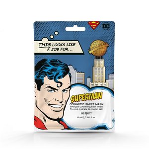 Superman Tuch-Gesichtsmaske