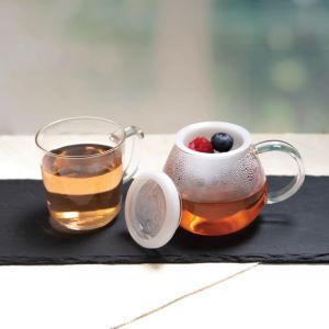 Tasse en Verre avec Infuseur Intgr