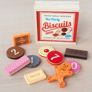 Jeu Educatif  en Bois Tea Party Biscuits