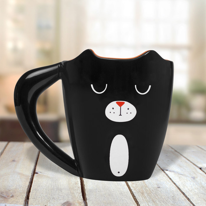 Tasse Schwarze Katze
