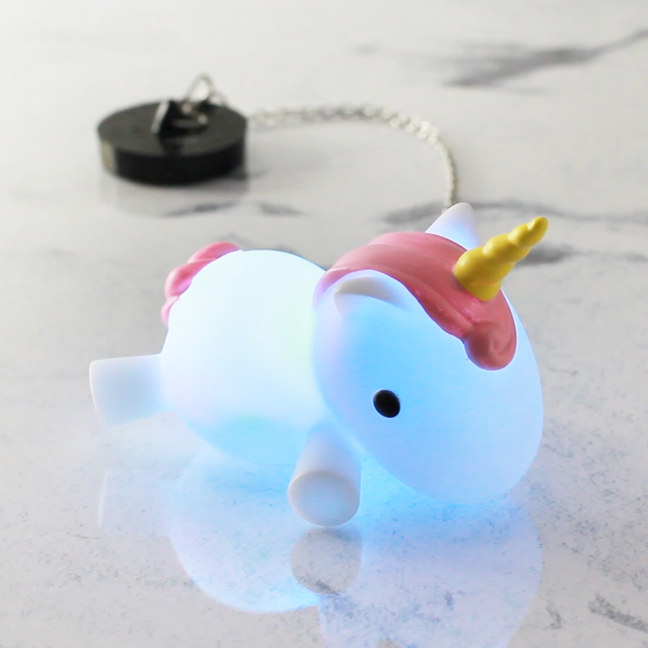 Bouchon de Baignoire Lumineux Licorne