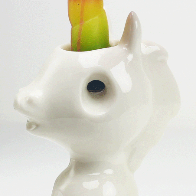 Crying Unicorn Candle