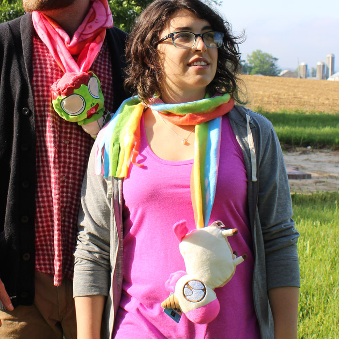 Unicorn Poop Stuffed Scarf