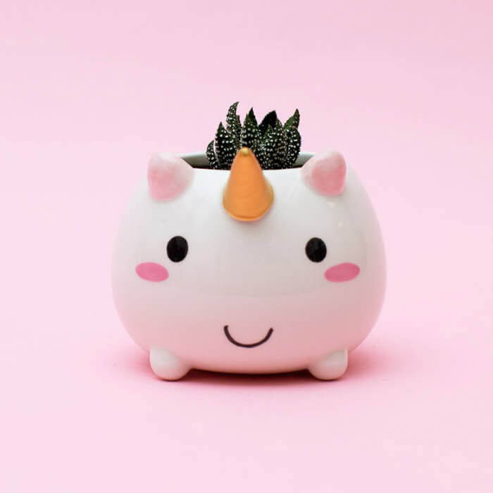 Elodie Unicorn Planter