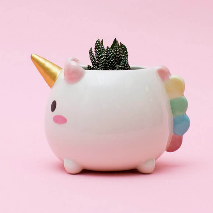 Elodie Unicorn Planter