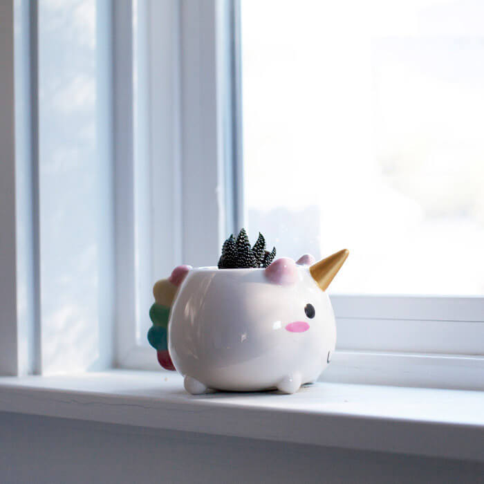 Elodie Unicorn Planter