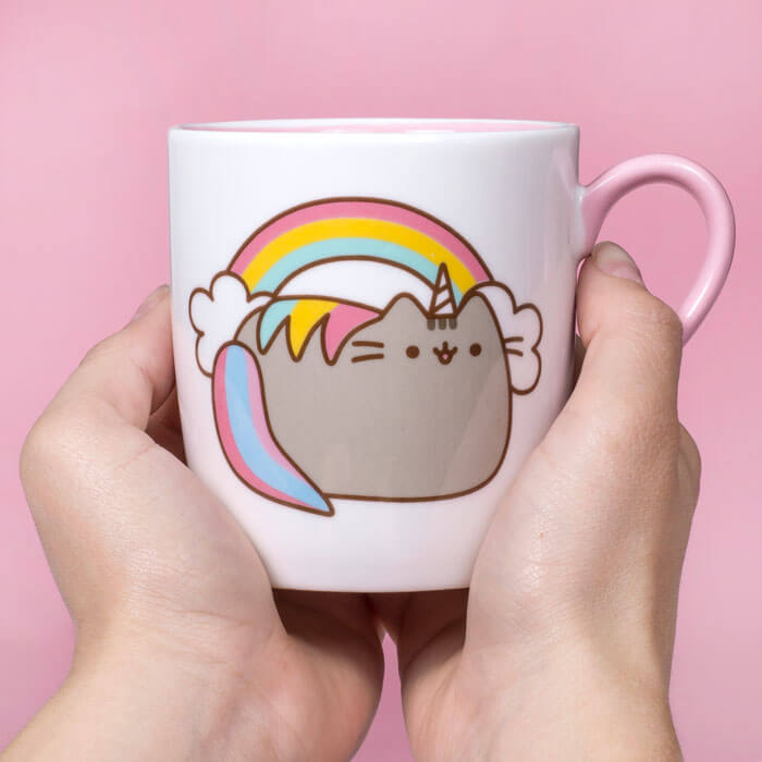 Pusheen Einhorn-Tasse mit Socken