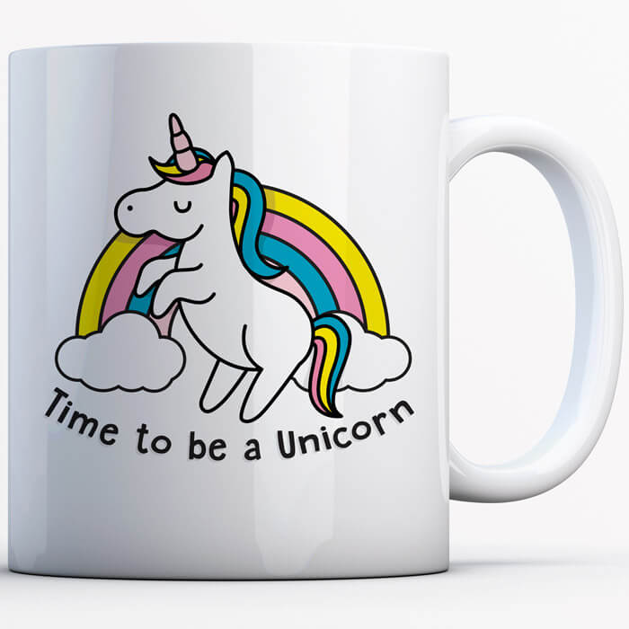 Einhorn-Tasse Time To Be A Unicorn