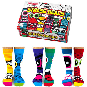 United Oddsocks Stressheads Socks Gift Set