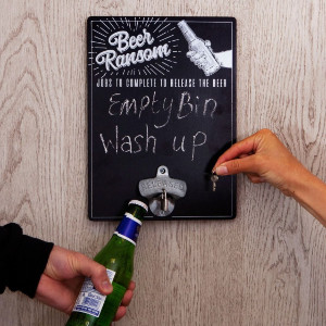 Beer Ransom Memo Board