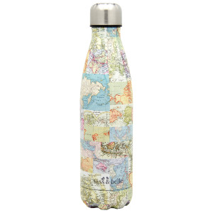 Vintage Map Water Bottle