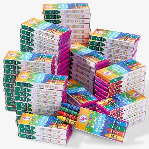 144 Packs of 4 Colouring Crayons