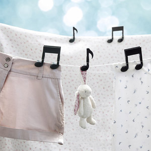 Mollette da Bucato Note Musicali