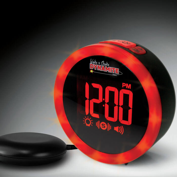 Wake 'n' Shake Dynamite Vibration Alarm Clock